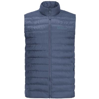 Jack Wolfskin Gilet sans manches JACK WOLSKINS Pilvi down vest (Evening Sky) homme M - Publicité Jack Wolfskin Gilet sans manches JACK WOLSKINS Pilvi down vest (Evening Sky) homme M - Publicité