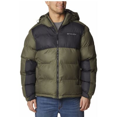 Doudoune COLUMBIA Pike Lake II Hooded Jacket (Stone Green, Shark) Homme L - Publicité Doudoune COLUMBIA Pike Lake II Hooded Jacket (Stone Green, Shark) Homme L - Publicité