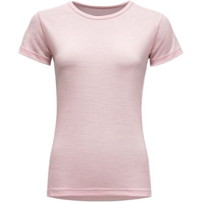 Devold T-shirt Breeze Merino 150 Femme, Chalk Pink - T-shirt - Publicité Devold T-shirt Breeze Merino 150 Femme, Chalk Pink - T-shirt - Publicité