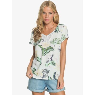 T-shirt Roxy Paradise Stories (Snow White Large Praslin) femme XS - Publicité T-shirt Roxy Paradise Stories (Snow White Large Praslin) femme XS - Publicité
