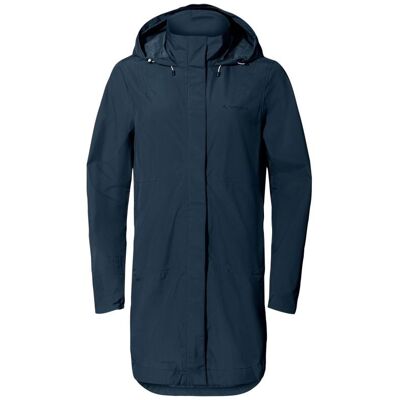 Parka VAUDE Mineo 2.5L Coat (dark sea) femme 42 - Publicité Parka VAUDE Mineo 2.5L Coat (dark sea) femme 42 - Publicité