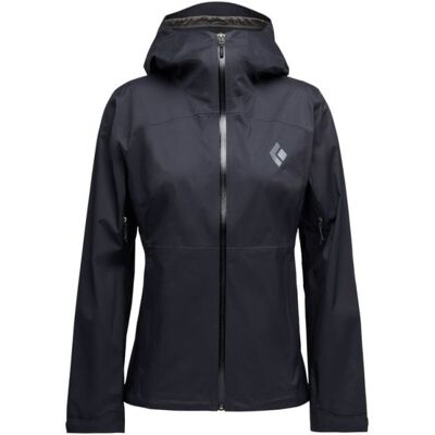 Veste imperméable BLACK DIAMOND W FINELINE STRETCH SHELL (Black) femme XS - Publicité Veste imperméable BLACK DIAMOND W FINELINE STRETCH SHELL (Black) femme XS - Publicité