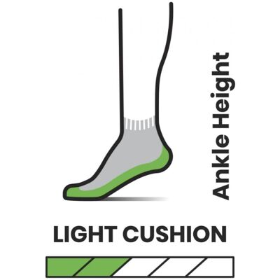 Chaussettes de randonnée SMARTWOOL Light cushion Ankle (Medium Grey) S (EU 34-37) - Publicité Chaussettes de randonnée SMARTWOOL Light cushion Ankle (Medium Grey) S (EU 34-37) - Publicité