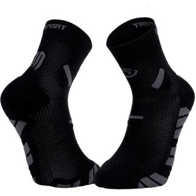 Chaussettes de trail BV SPORT SOCQUETTE TRAIL ULTRA.2 "MID" (NOIR/GRIS) 45-47 - Publicité Chaussettes de trail BV SPORT SOCQUETTE TRAIL ULTRA.2 "MID" (NOIR/GRIS) 45-47 - Publicité
