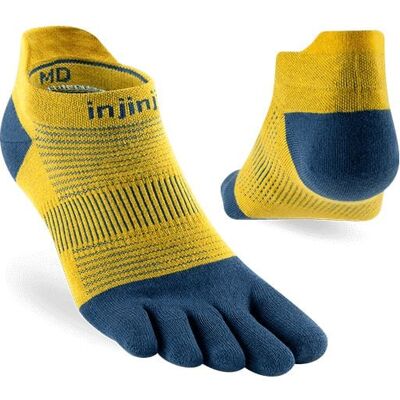 Chaussettes de running à doigts INJINJI Run Lightweight No-Show (Royal Yellow) Mixte 40.5-44 - Publicité Chaussettes de running à doigts INJINJI Run Lightweight No-Show (Royal Yellow) Mixte 40.5-44 - Publicité
