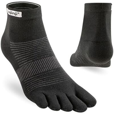 Chaussettes de running à doigts INJINJI Run Lightweight Mini-Crew (Black) M - Publicité Chaussettes de running à doigts INJINJI Run Lightweight Mini-Crew (Black) M - Publicité