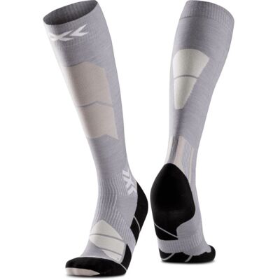 XSOCKS Chaussettes de ski X-SOCKS SKI PERFORM MERINO OTC (SEAL GREY/LIGHT SAND) 39-41 - Publicité XSOCKS Chaussettes de ski X-SOCKS SKI PERFORM MERINO OTC (SEAL GREY/LIGHT SAND) 39-41 - Publicité