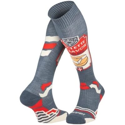 Chaussette de ski BV SPORT SLIDE ELITE.2 COLLECTOR (RACLETTE) Mixte 45-47 - Publicité Chaussette de ski BV SPORT SLIDE ELITE.2 COLLECTOR (RACLETTE) Mixte 45-47 - Publicité