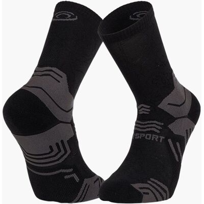 Chaussettes BV SPORT SOCQUETTE TREK GR HAUTE (NOIR/GRIS) Mixte 36-38 - Publicité Chaussettes BV SPORT SOCQUETTE TREK GR HAUTE (NOIR/GRIS) Mixte 36-38 - Publicité