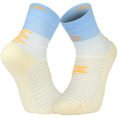 Chaussettes BV SPORT RUN MARATHON.2 "MID" (BEIGE/CIEL) Mixte 36-38 - Publicité Chaussettes BV SPORT RUN MARATHON.2 "MID" (BEIGE/CIEL) Mixte 36-38 - Publicité
