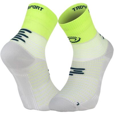 Chaussettes BV SPORT RUN MARATHON.2 "MID" (GRIS/LIME) Mixte 36-38 - Publicité Chaussettes BV SPORT RUN MARATHON.2 "MID" (GRIS/LIME) Mixte 36-38 - Publicité