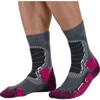Chaussettes de randonnée MONNET TREK LIGHT (Rose) 39-40 - Publicité Chaussettes de randonnée MONNET TREK LIGHT (Rose) 39-40 - Publicité