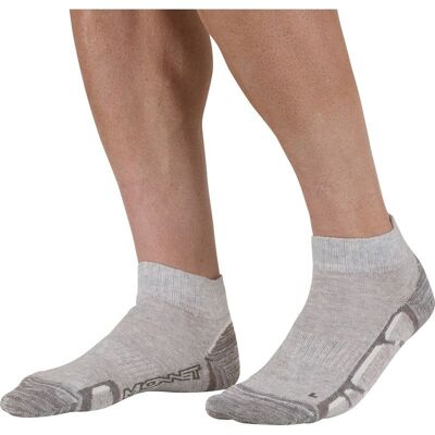 Chaussettes de randonnée MONNET TREK LIN BASSE (GRIS BLANC) 37-38 - Publicité Chaussettes de randonnée MONNET TREK LIN BASSE (GRIS BLANC) 37-38 - Publicité