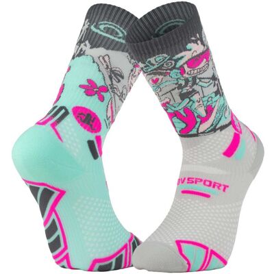 Chaussettes de trail BV SPORT SOCQUETTE TRAIL ULTRA.2 COLLECTOR "DBDB" VILLE/MONTAGNE 42-44 - Publicité Chaussettes de trail BV SPORT SOCQUETTE TRAIL ULTRA.2 COLLECTOR "DBDB" VILLE/MONTAGNE 42-44 - Publicité
