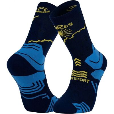 Chaussettes de randonnée BV SPORT SOCQUETTE TREK GR "HAUTE - POLYAMIDE" GR65 COMPOSTELLE 42-44 - Publicité Chaussettes de randonnée BV SPORT SOCQUETTE TREK GR "HAUTE - POLYAMIDE" GR65 COMPOSTELLE 42-44 - Publicité