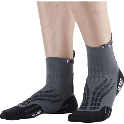 Chaussettes Trail/Running Monnet Run Ultra (GRIS NOIR) 41-42 - Publicité Chaussettes Trail/Running Monnet Run Ultra (GRIS NOIR) 41-42 - Publicité