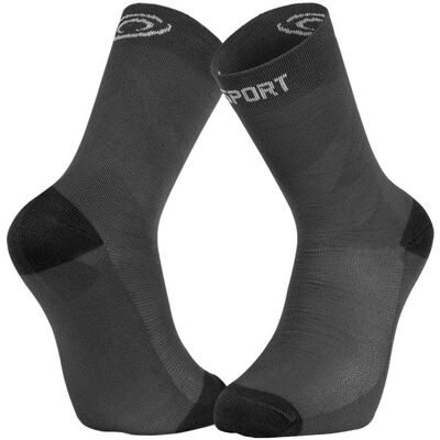 Chaussettes de randonnée double BV SPORT SOCQUETTE DOUBLE GR "HAUTE - MERINOS" (ANTRACITE) 42-44 - Publicité Chaussettes de randonnée double BV SPORT SOCQUETTE DOUBLE GR "HAUTE - MERINOS" (ANTRACITE) 42-44 - Publicité