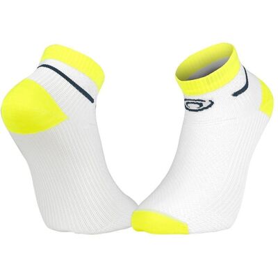 Chaussettes de running BV SPORT SOCQUETTE LIGHT RUN "COURTE" (BLANC/JAUNE) 36-38 - Publicité Chaussettes de running BV SPORT SOCQUETTE LIGHT RUN "COURTE" (BLANC/JAUNE) 36-38 - Publicité