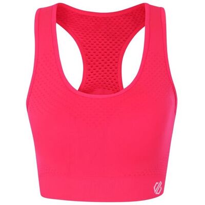 Dare2b Brassière de Sport Impact Moyen Rose Néon - Tour de Poitrine 99-107cm - Publicité Dare2b Brassière de Sport Impact Moyen Rose Néon - Tour de Poitrine 99-107cm - Publicité