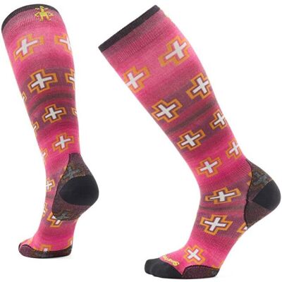 Chaussette de ski SMARTWOOL Women's Ski Zero Cushion Paths Crossed P Ski (POWER PINK) femme 34-37 - Publicité Chaussette de ski SMARTWOOL Women's Ski Zero Cushion Paths Crossed P Ski (POWER PINK) femme 34-37 - Publicité