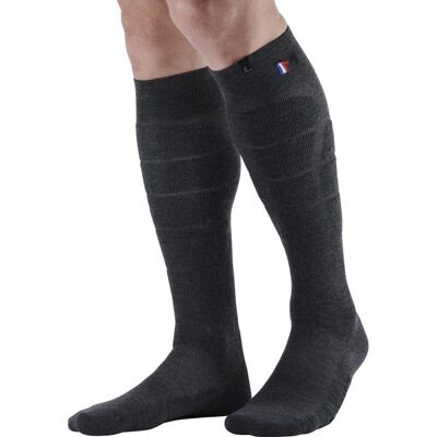 Chaussettes de ski MONNET MI-BAS BLACK STAR (GRIS) 39-40 - Publicité Chaussettes de ski MONNET MI-BAS BLACK STAR (GRIS) 39-40 - Publicité