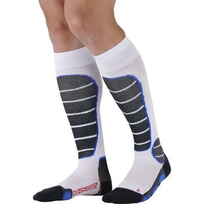 Chaussettes de ski MONNET MI-BAS SKI FREERIDE (BLEU BLANC ROUGE) 39-40 - Publicité Chaussettes de ski MONNET MI-BAS SKI FREERIDE (BLEU BLANC ROUGE) 39-40 - Publicité