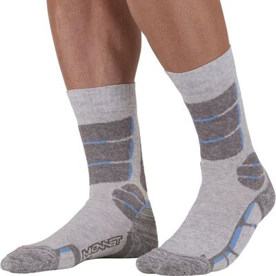 Chaussettes de randonnée MONNET TREK LIN HAUTE (GRIS BLEU) 39-40 - Publicité Chaussettes de randonnée MONNET TREK LIN HAUTE (GRIS BLEU) 39-40 - Publicité