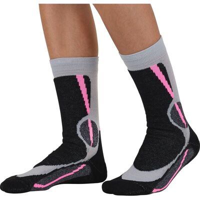 Chaussettes de randonnée Monnet Trek Junior (Rose) 28-30 - Publicité Chaussettes de randonnée Monnet Trek Junior (Rose) 28-30 - Publicité