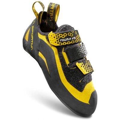 Chaussons d'escalade LA SPORTIVA Miura VS (Black/Yellow) Homme 45.5 - Publicité Chaussons d'escalade LA SPORTIVA Miura VS (Black/Yellow) Homme 45.5 - Publicité
