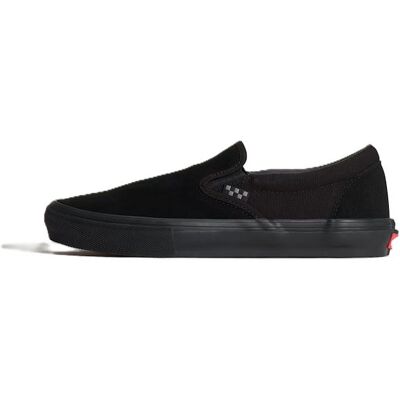 Chaussures Vans MN skate slip-on (black/black) 100 - Publicité Chaussures Vans MN skate slip-on (black/black) 100 - Publicité