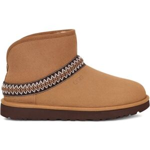 Bottes UGG W CLASSIC MINI CRESCENT (CHESTNUT) Femme 40