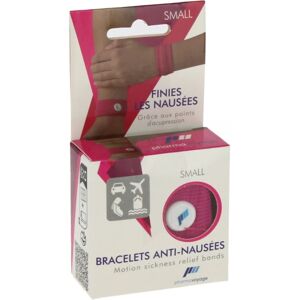 Bracelets PHARMAVOYAGE anti-nausées Small (Rose) TU - Publicité Bracelets PHARMAVOYAGE anti-nausées Small (Rose) TU - Publicité