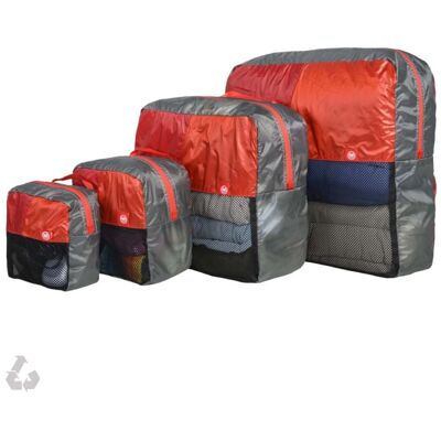 Housse de rangement PAJAK UL PACKING CUBES 4PACK (Gris) TU - Publicité Housse de rangement PAJAK UL PACKING CUBES 4PACK (Gris) TU - Publicité