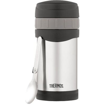 Porte-aliments avec cuillère repliable 0.5L Thermos (inox) OS - Publicité Porte-aliments avec cuillère repliable 0.5L Thermos (inox) OS - Publicité