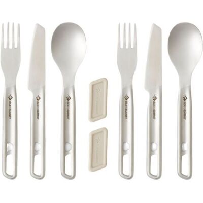 Set couverts Sea to summit Detour Stainless Steel Cutlery Set - 2P (6 Pièces) TU - Publicité Set couverts Sea to summit Detour Stainless Steel Cutlery Set - 2P (6 Pièces) TU - Publicité
