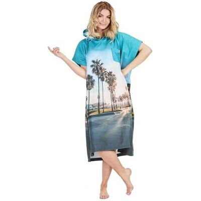 Poncho de bain AFTER ESSENTIALS Poncho micro polaire (California) Unisexe TU - Publicité Poncho de bain AFTER ESSENTIALS Poncho micro polaire (California) Unisexe TU - Publicité