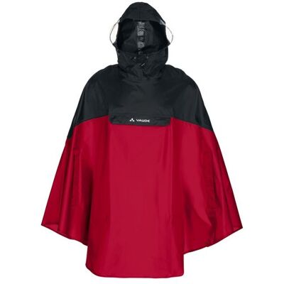 Poncho de vélo VAUDE Covero Poncho II (red) S - Publicité Poncho de vélo VAUDE Covero Poncho II (red) S - Publicité