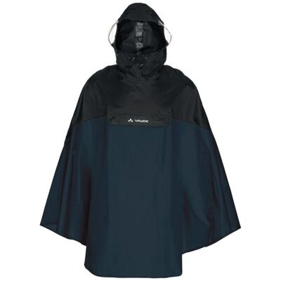 Poncho de vélo VAUDE Covero Poncho II (Dark sea) M - Publicité Poncho de vélo VAUDE Covero Poncho II (Dark sea) M - Publicité