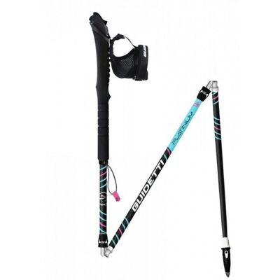 Bâtons de trail GUIDETTI Platinium neo pulse 120 CM - Publicité Bâtons de trail GUIDETTI Platinium neo pulse 120 CM - Publicité