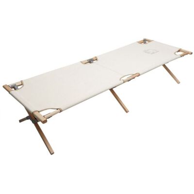 Lit Nordisk Rold Wooden Bed (Sandshell) TU - Publicité Lit Nordisk Rold Wooden Bed (Sandshell) TU - Publicité