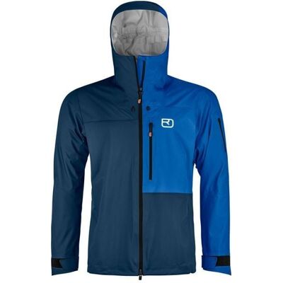 Veste d'alpinisme ORTOVOX 3L ORTLER JACKET M (deep ocean) Homme S - Publicité Veste d'alpinisme ORTOVOX 3L ORTLER JACKET M (deep ocean) Homme S - Publicité
