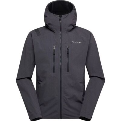 Veste imperméable La Sportiva Helixir Shell Jkt M (Onyx/Chalk) Homme L - Publicité Veste imperméable La Sportiva Helixir Shell Jkt M (Onyx/Chalk) Homme L - Publicité