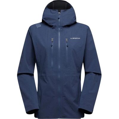 Veste imperméable La Sportiva Helixir Shell Jkt W (Night Sky/Chalk) femme S - Publicité Veste imperméable La Sportiva Helixir Shell Jkt W (Night Sky/Chalk) femme S - Publicité