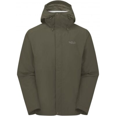 Veste imperméable RAB Downpour Jacket (Army) Homme S - Publicité Veste imperméable RAB Downpour Jacket (Army) Homme S - Publicité