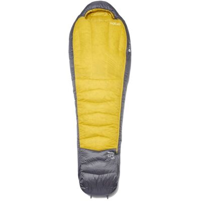Sac de couchage RAB Neutrino -12C / 10F (Graphene/Dark Pollen) REG - LEFT ZIP - Publicité Sac de couchage RAB Neutrino -12C / 10F (Graphene/Dark Pollen) REG - LEFT ZIP - Publicité