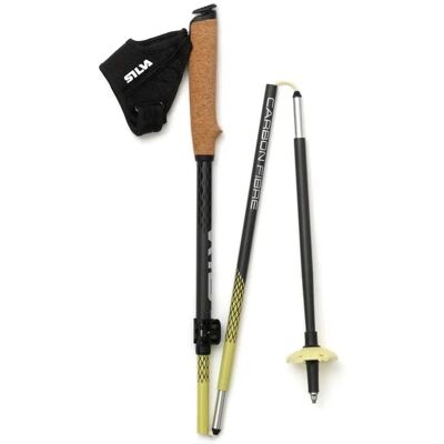 Bâton de trail SILVA Running poles carbon z adjustable 100-120 cm TU - Publicité Bâton de trail SILVA Running poles carbon z adjustable 100-120 cm TU - Publicité