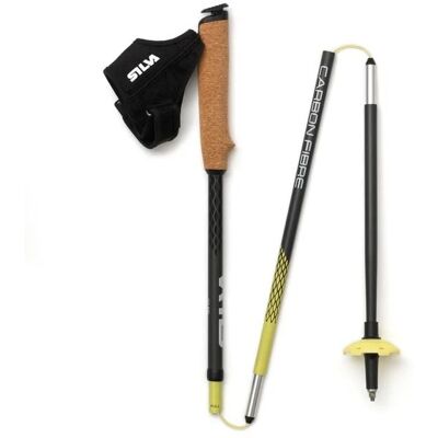 Bâton de trail SILVA Running poles carbon z fixed 115 - Publicité Bâton de trail SILVA Running poles carbon z fixed 115 - Publicité