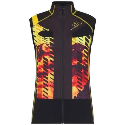 Gilet de ski alpinisme La Sportiva Stratos Racing Vest II M (Black/Yellow) Homme L - Publicité Gilet de ski alpinisme La Sportiva Stratos Racing Vest II M (Black/Yellow) Homme L - Publicité