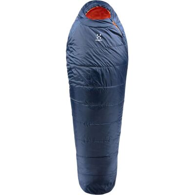 Haglöfs Tarius -5 Unisexe - Bleu nuit - Mandarine - Sac de couchage - Publicité Haglöfs Tarius -5 Unisexe - Bleu nuit - Mandarine - Sac de couchage - Publicité