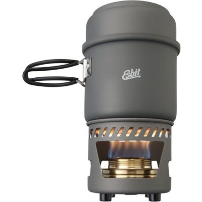 Set de cuisson ESBIT 985 ml aluminium avec rechaud alcool TU - Publicité Set de cuisson ESBIT 985 ml aluminium avec rechaud alcool TU - Publicité